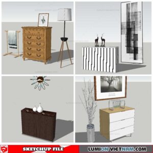 Sideboard - Sketchup Models By Nha Tay