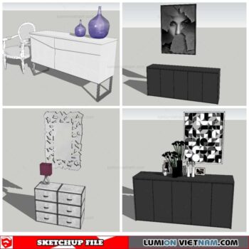Sideboard - Sketchup Models By Nha Tay