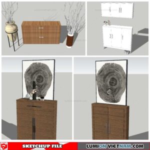 Sideboard - Sketchup Models By Nha Tay
