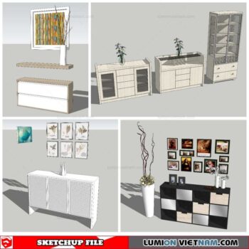 Sideboard - Sketchup Models By Nha Tay