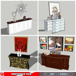 Sideboard - Sketchup Models By Nha Tay