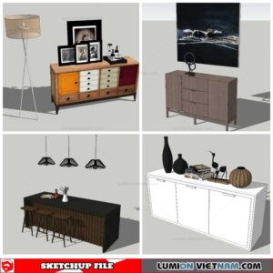 Sideboard - Sketchup Models By Nha Tay