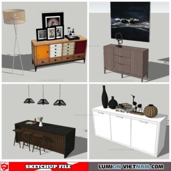 Sideboard - Sketchup Models By Nha Tay
