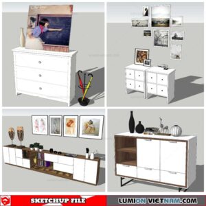 Sideboard - Sketchup Models By Nha Tay