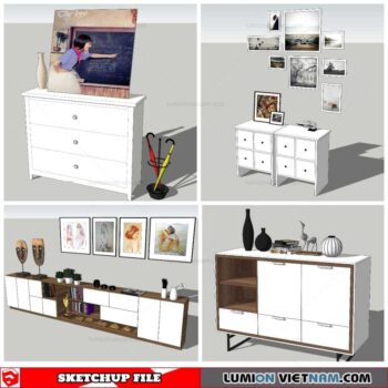 Sideboard - Sketchup Models By Nha Tay