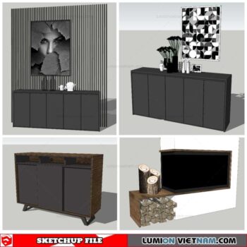 Sideboard - Sketchup Models By Nha Tay