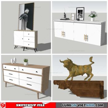 Sideboard - Sketchup Models By Nha Tay
