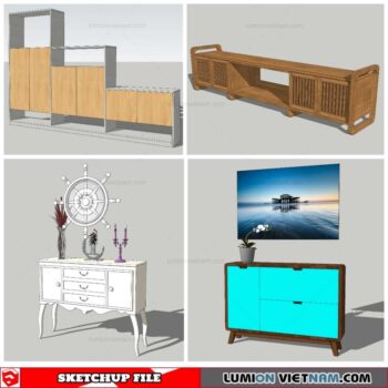 Sideboard - Sketchup Models By Nha Tay