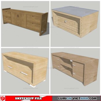 Sideboard - Sketchup Models By Nha Tay