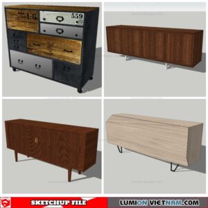Sideboard - Sketchup Models By Nha Tay