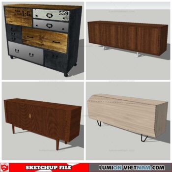 Sideboard - Sketchup Models By Nha Tay