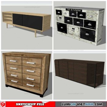 Sideboard - Sketchup Models By Nha Tay