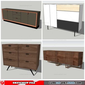 Sideboard - Sketchup Models By Nha Tay