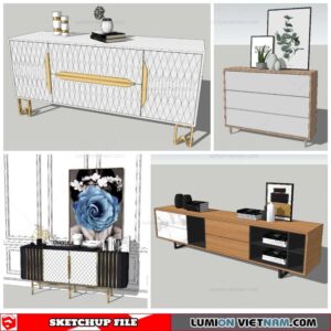 Sideboard - Sketchup Models By Nha Tay