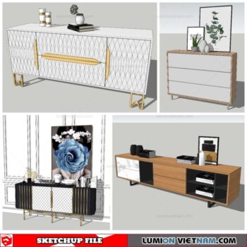 Sideboard - Sketchup Models By Nha Tay