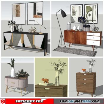 Sideboard - Sketchup Models By Nha Tay