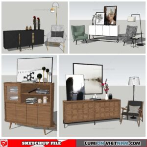 Sideboard - Sketchup Models By Nha Tay