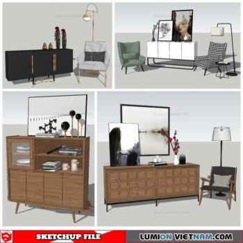 Sideboard - Sketchup Models By Nha Tay