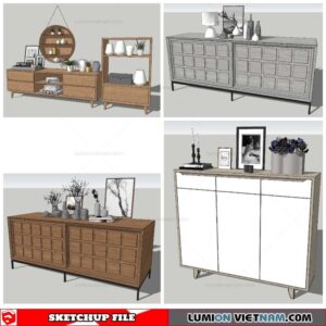 Sideboard - Sketchup Models By Nha Tay