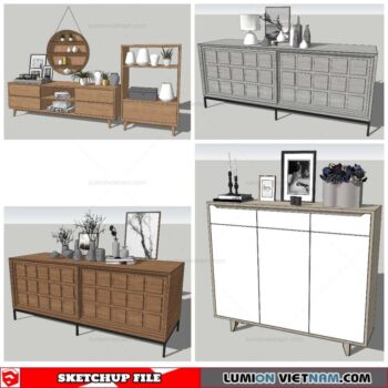 Sideboard - Sketchup Models By Nha Tay