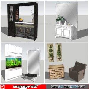 Sideboard - Sketchup Models By Nha Tay