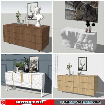 Sideboard - Sketchup Models By Nha Tay