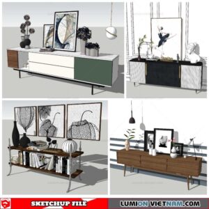 Sideboard - Sketchup Models By Nha Tay