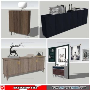 Sideboard - Sketchup Models By Nha Tay