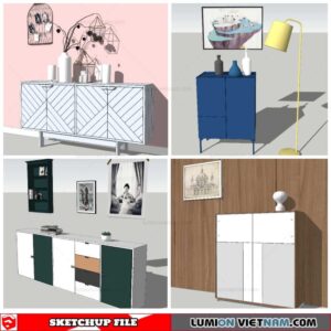 Sideboard - Sketchup Models By Nha Tay