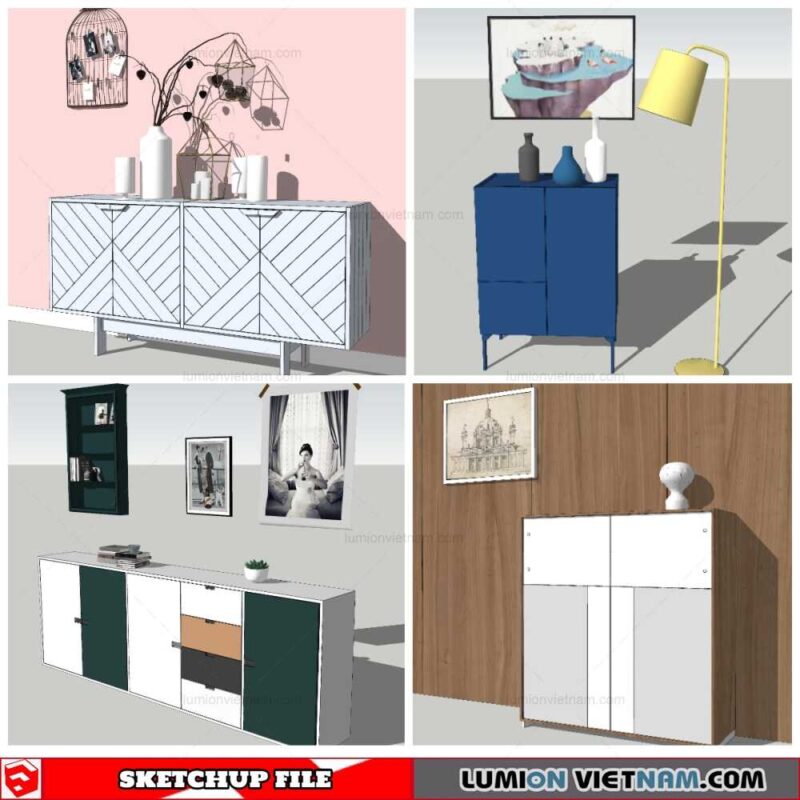 Sideboard - Sketchup Models By Nha Tay