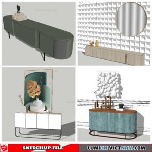 Sideboard - Sketchup Models By Nha Tay