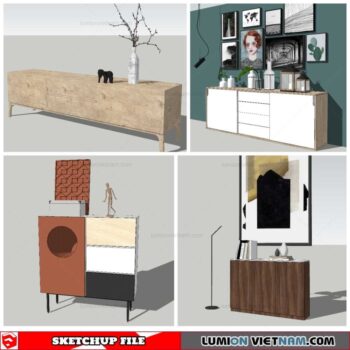 Sideboard - Sketchup Models By Nha Tay