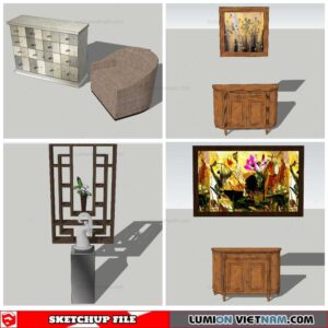 Sideboard - Sketchup Models By Nha Tay
