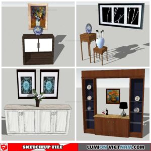 Sideboard - Sketchup Models By Nha Tay