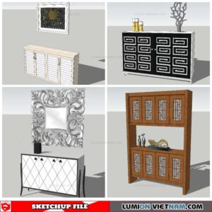 Sideboard - Sketchup Models By Nha Tay