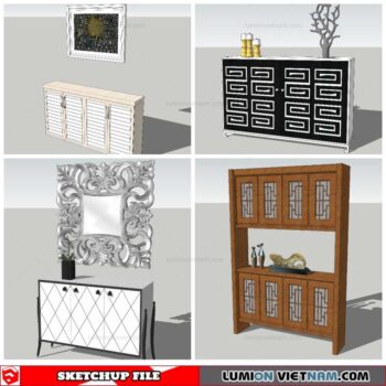 Sideboard - Sketchup Models By Nha Tay