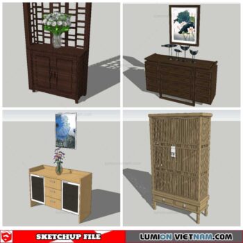 Sideboard - Sketchup Models By Nha Tay