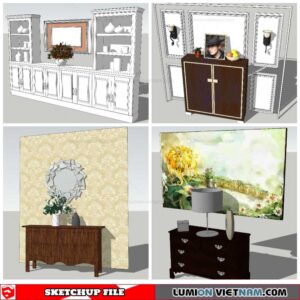 Sideboard - Sketchup Models By Nha Tay