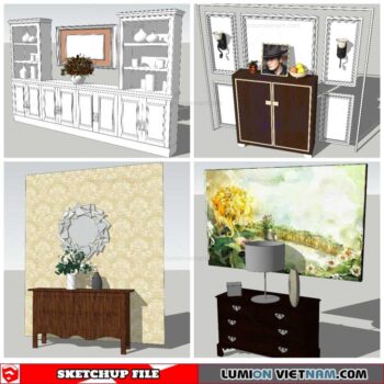 Sideboard - Sketchup Models By Nha Tay
