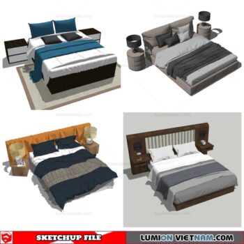 Bed - Sketchup Models By Nha Tay