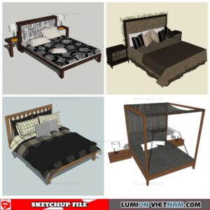 Bed - Sketchup Models By Nha Tay