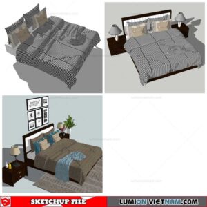 Bed - Sketchup Models By Nha Tay