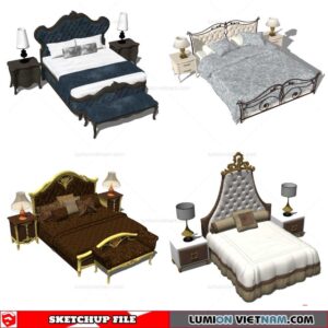 Bed - Sketchup Models By Nha Tay