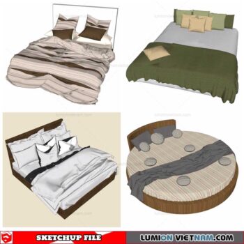Bed - Sketchup Models By Nha Tay
