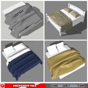 Bed - Sketchup Models By Nha Tay