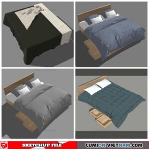 Bed - Sketchup Models By Nha Tay