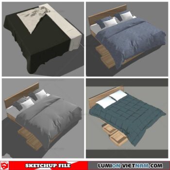 Bed - Sketchup Models By Nha Tay