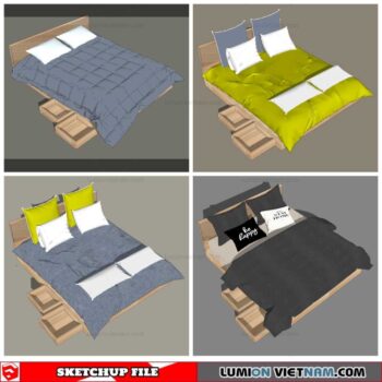 Bed - Sketchup Models By Nha Tay