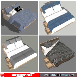 Bed - Sketchup Models By Nha Tay