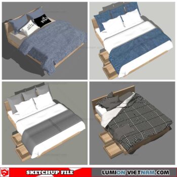 Bed - Sketchup Models By Nha Tay